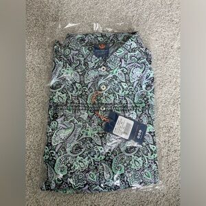 Paisley golf polo NWT